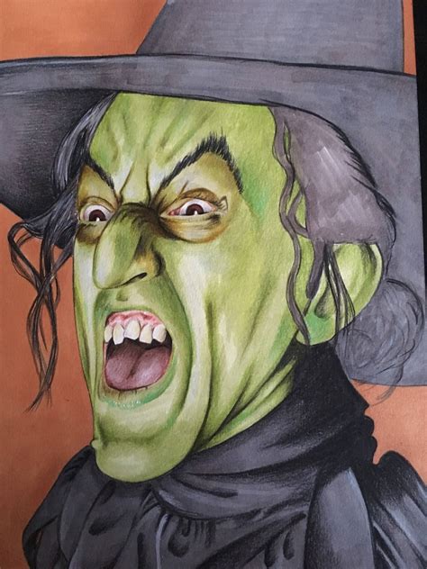 Wicked witch of rhe west drwaing